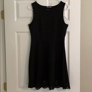 Peach Royal mini flare dress